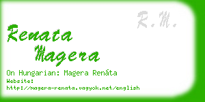 renata magera business card